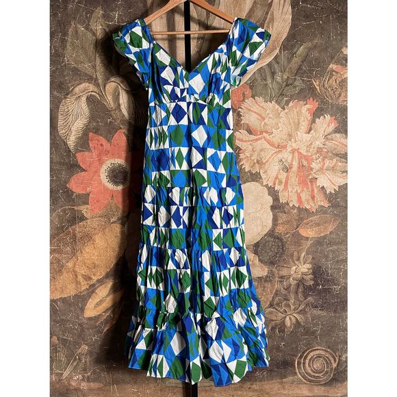 New Farm Rio Carmelita Maxi Dress sz Small - Picture 9 of 13